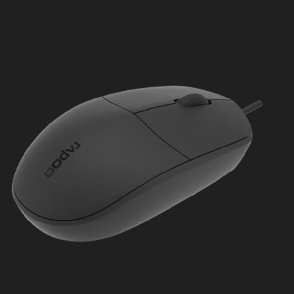 N100 WIRED OPTICAL MOUSE BLACK 18050_RPO