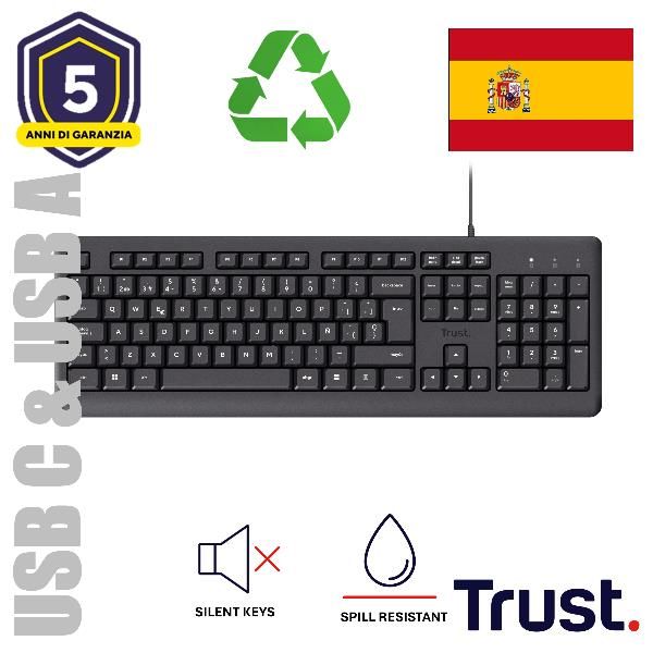 TK-150 SILENT KEYBOARD ES 23982
