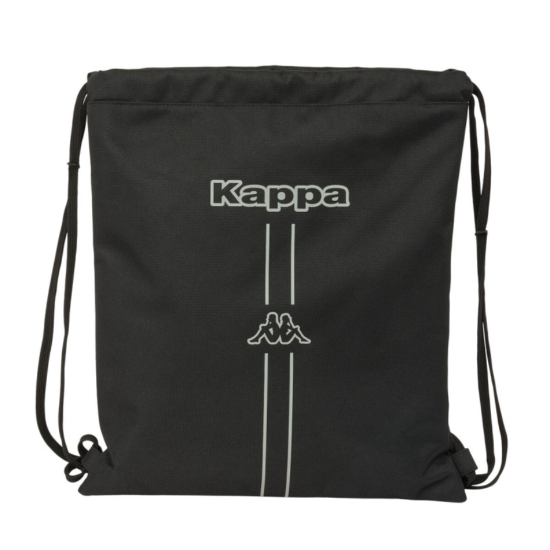 Zainetto con Cordini Kappa Dark Nero 35 x 40 x 1 cm
