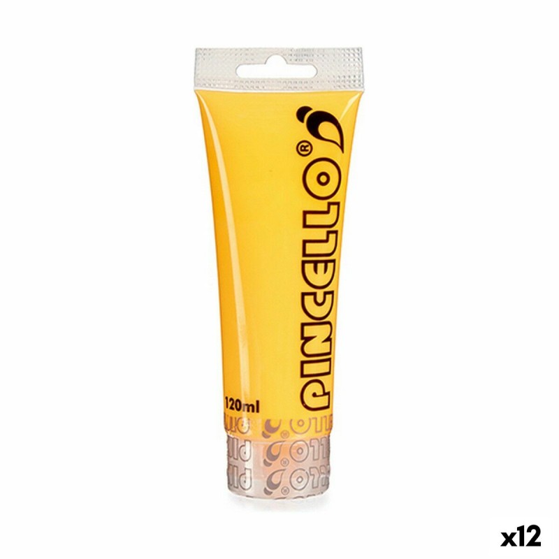 Vernice acrilica Pincello Neon Arancio 120 ml (12 Unità)