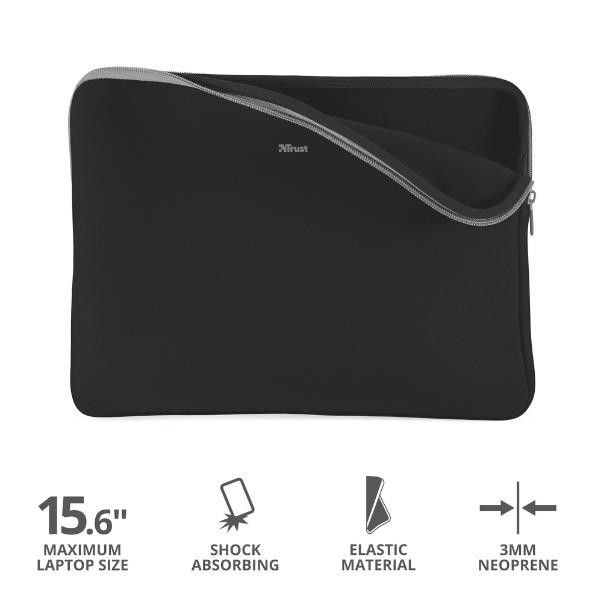 PRIMO SLEEVE 15.6" BLACK 21248TRS