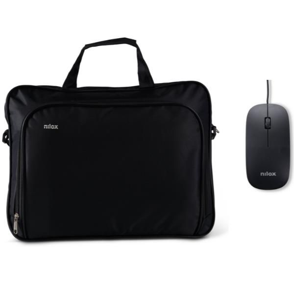 Borsa per notebook fino a 15.6" + mouse ottico USB NXMOS4156BK