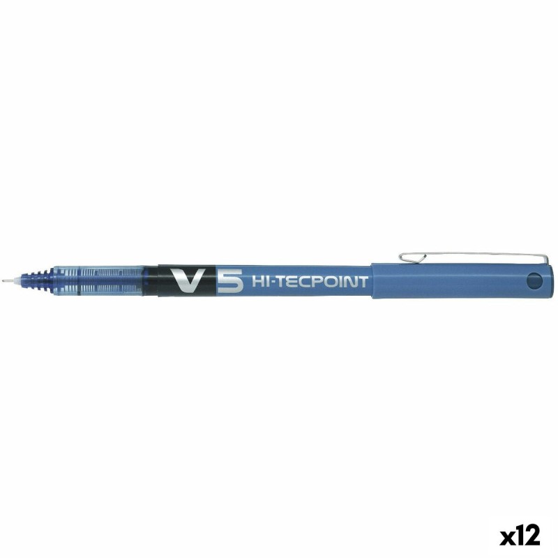 Penna a inchiostro liquido Pilot V-5 Azzurro 0,5 mm 0,3 mm (12 Unità)