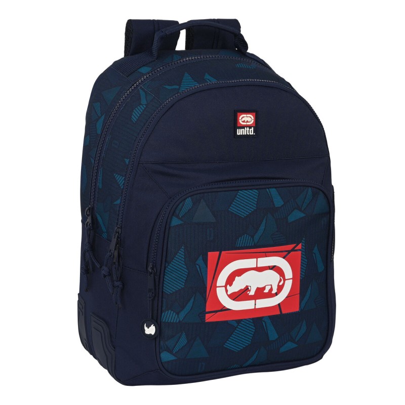 Zaino Scuola Eckō Unltd. Peaks Blu Marino 32 x 42 x 15 cm