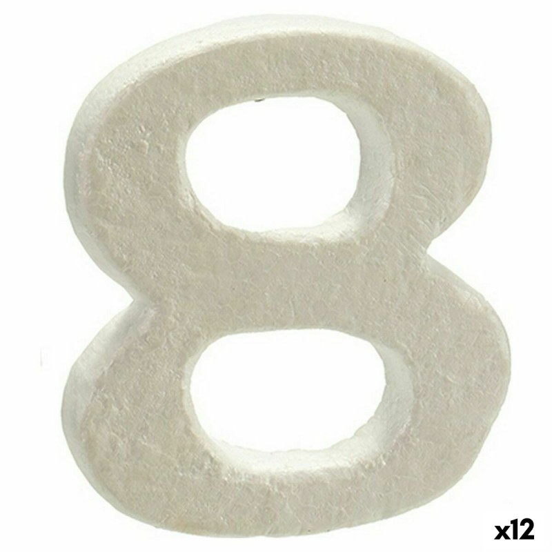 Numeri Pincello AR1607070 Numeri 8 polistirene (12 Unità)