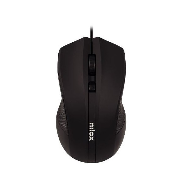 MOUSE OTTICO USB 1600DPI BLACK MOUSB1002
