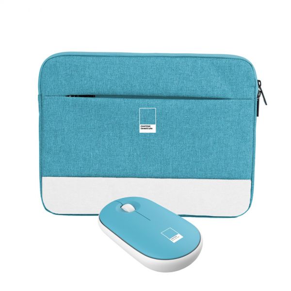 PANTONE - BUNDLE Sleeve for PC up to 16'' and mouse [IT COLLECTION] PT-BGMS001G1