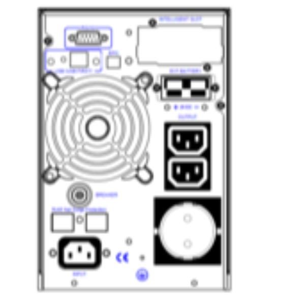 MISSION 1000 VA 900 W ON LINE CON DISPLAY LCD E VENTOLE SILENZIATE EL-MISSION1000V