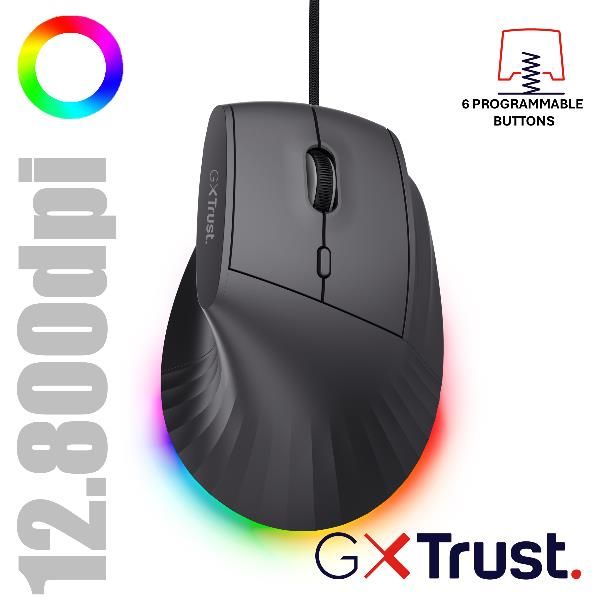 GXT145 REXXA ERGONOMIC GAMING MOUSE 26024
