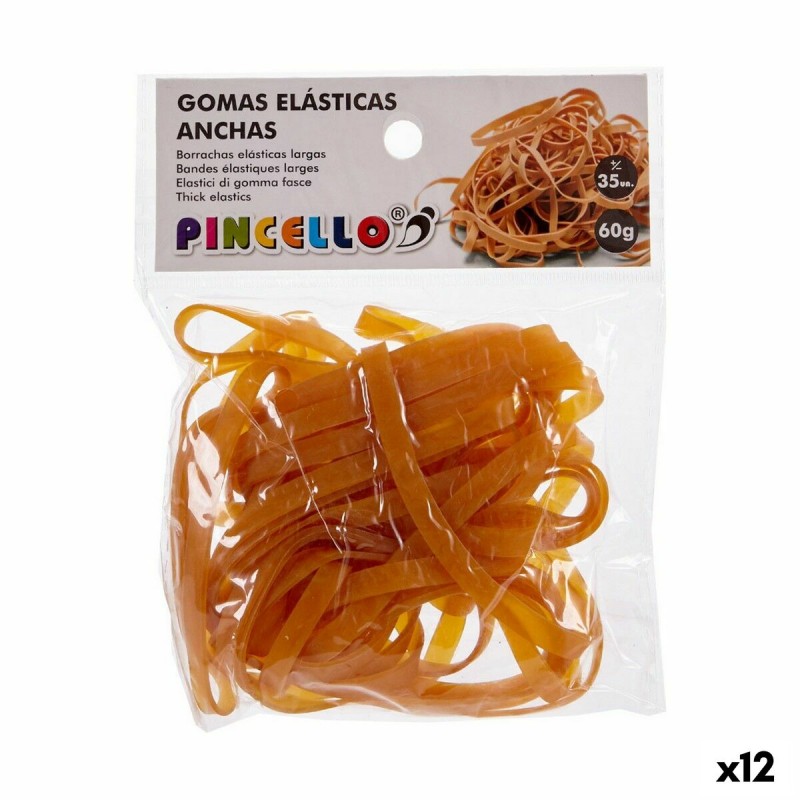 Elastici Pincello Giallo Grossa (12 Unità)