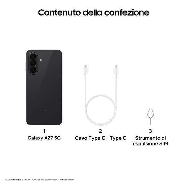 GALAXY A27 6+128GB BLACK SM-A276BZKBEUE