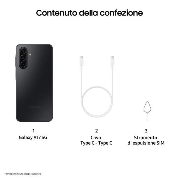 GALAXY A17 5G 128GB BLACK EE SM-A176BZKAEEE