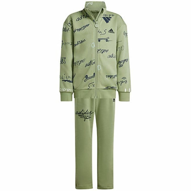 Tuta da Bambini Adidas Brand Love Little Verde